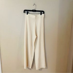 NWT Roolee Cream Colored Ribbed Pants